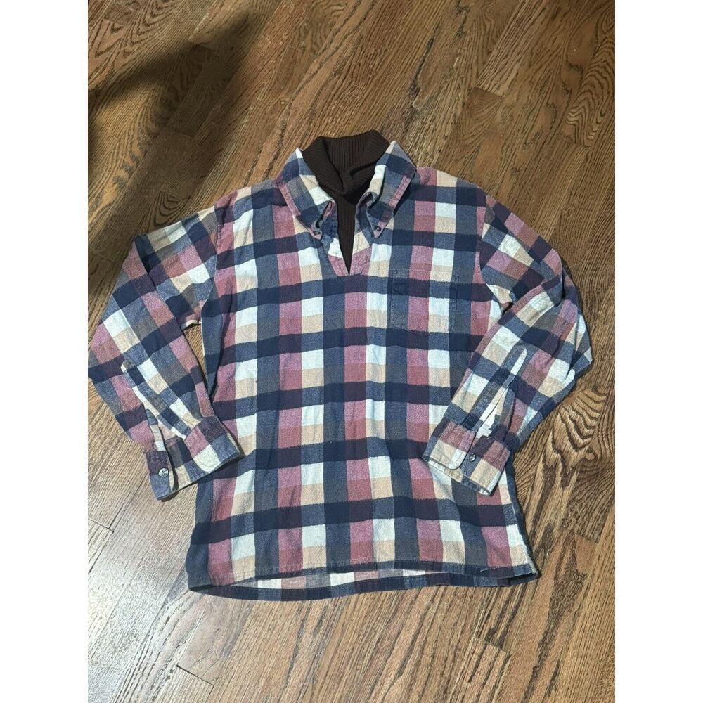 Vintage‎ 1970's David Harrison Mod Dr Spock Knit Turtleneck Shirt Unisex Size M